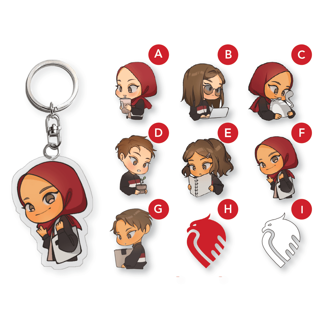 Keychain character